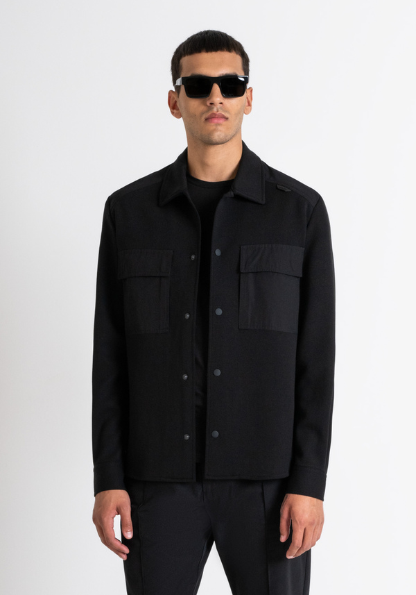 HEMD REGULAR FIT AUS BAUMWOLLMISCHUNG MIT GROSSEN TASCHEN - Antony Morato Online Shop