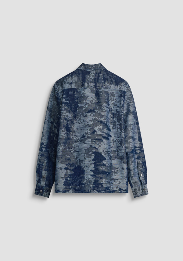 CAMICIA REGULAR FIT IN DENIM CAMOUFLAGE - Antony Morato Online Shop