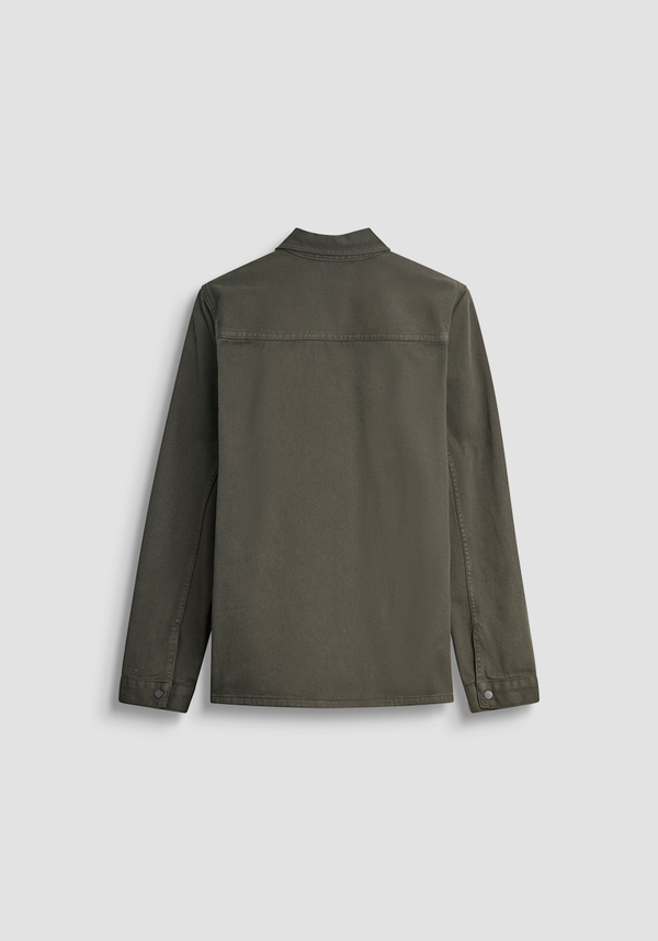 CHEMISE COUPE REGULAR « BOB » EN DENIM COLORÉ - Antony Morato Online Shop
