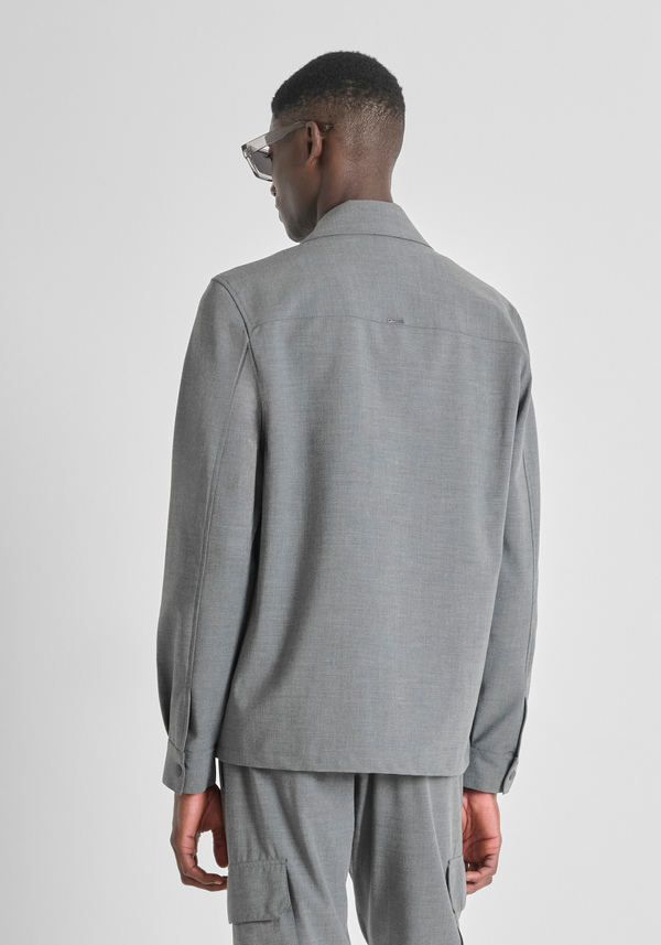 REGULAR FIT SHIRT IN STRETCH VISCOSE BLEND - Antony Morato Online Shop