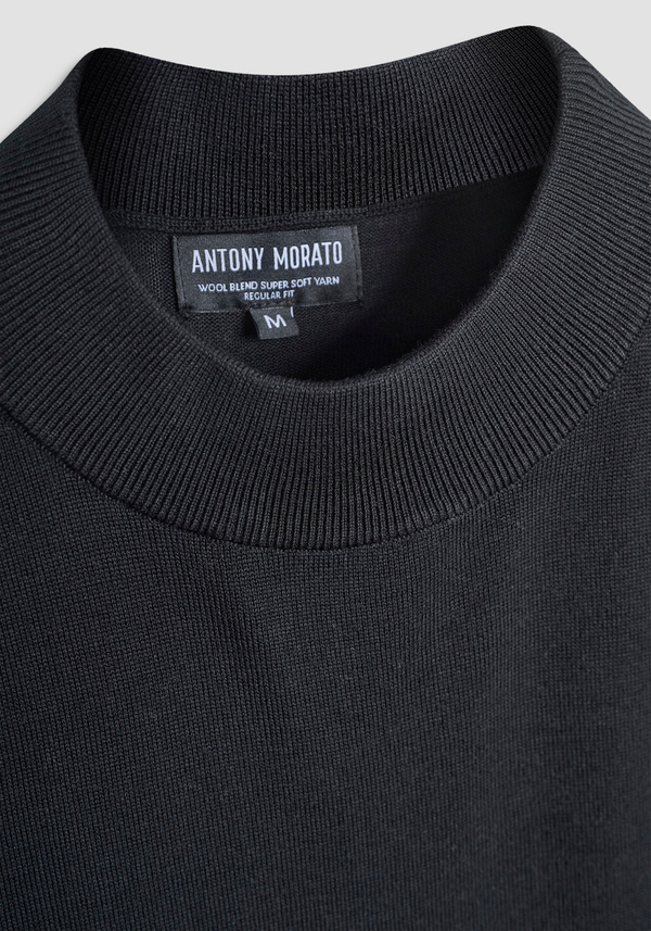 REGULAR FIT SWEATER IN WOOL BLEND - Antony Morato Online Shop