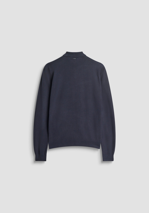 PULL COUPE REGULAR EN MÉLANGE DE LAINE EXTRÊMEMENT DOUCE - Antony Morato Online Shop