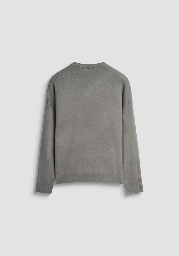 RELAXED FIT PULLOVER AUS VISKOSE-MIX - Antony Morato Online Shop