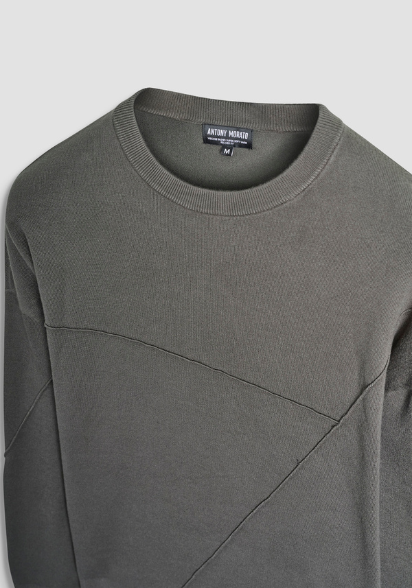 RELAXED FIT PULLOVER AUS VISKOSE-MIX - Antony Morato Online Shop
