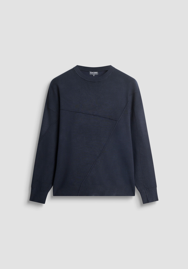 PULL COUPE RELAXED EN MÉLANGE DE VISCOSE - Antony Morato Online Shop