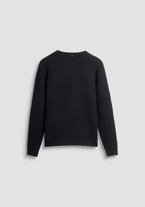 REGULAR FIT SWEATER IN VISCOSE BLEND - Antony Morato Online Shop