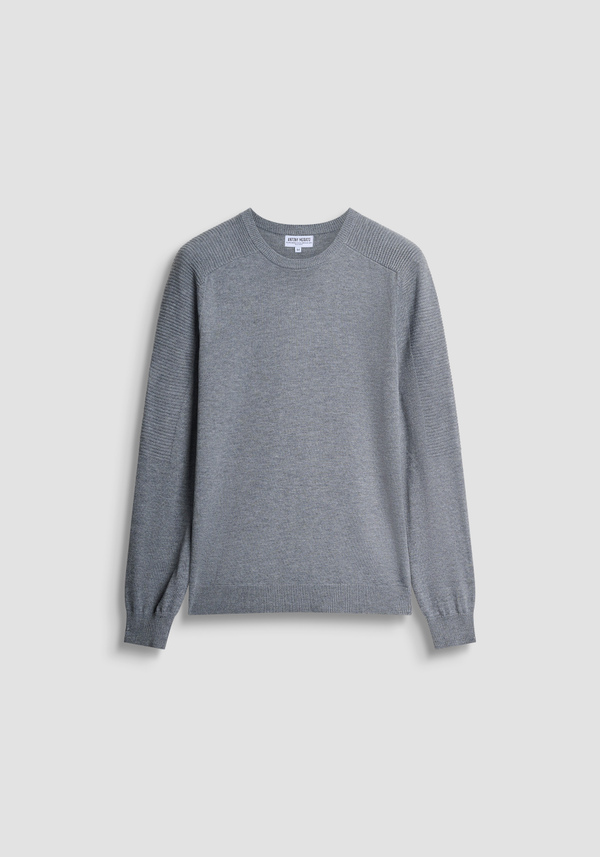 PULL COUPE REGULAR EN MÉLANGE DE LAINE MÉRINOS - Antony Morato Online Shop
