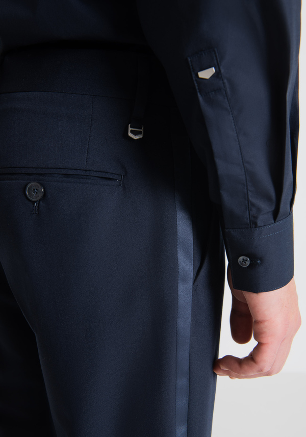 PANTALONI SLIM “NINA” CON DETTAGLI IN RASO - Antony Morato Online Shop