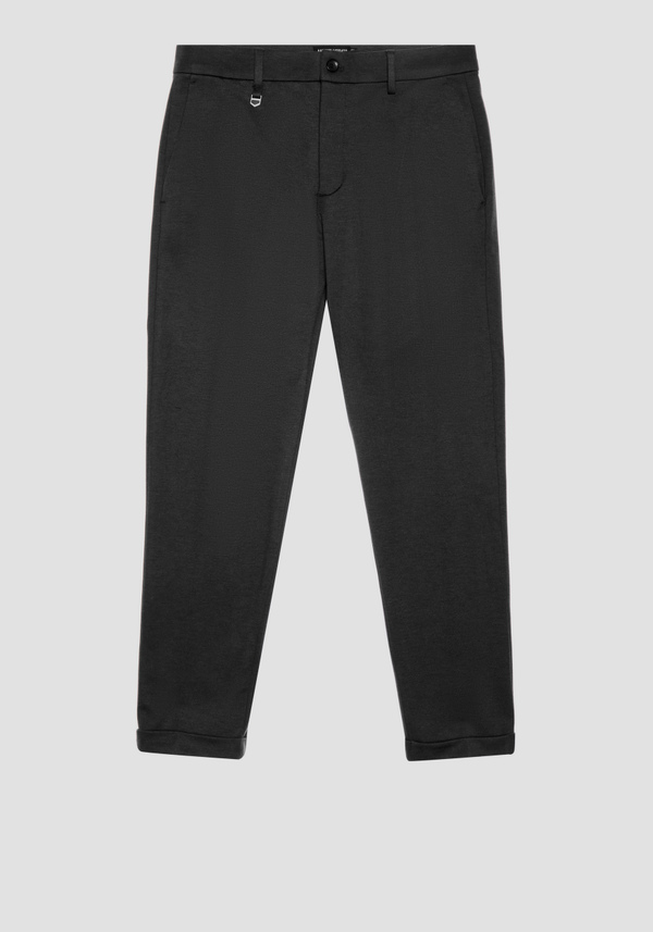 "ASHE" SUPER SKINNY FIT TROUSERS IN STRETCH VISCOSE BLEND - Antony Morato Online Shop