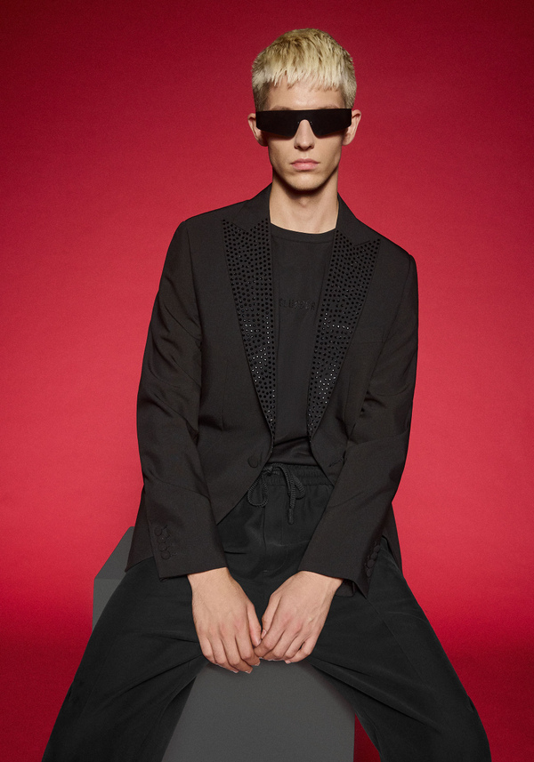 REGULAR FIT JACKET "VIVIENNE" IN STRETCH VISCOSE - Antony Morato Online Shop