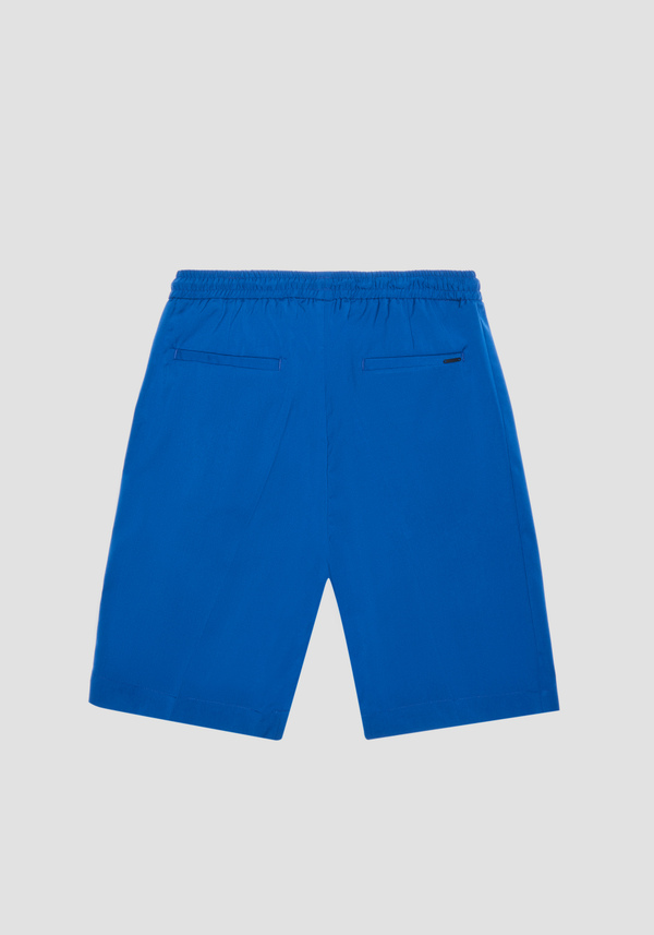 REGULAR-FIT SHORTS WITH CENTRAL PLEAT AND DRAWSTRING - Antony Morato Online Shop