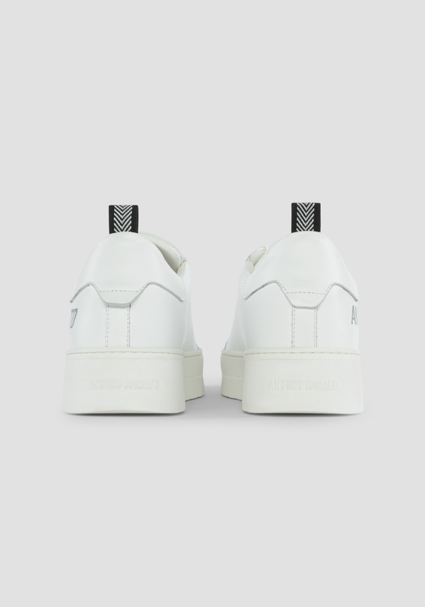 "BRIAR" LOW-TOP SNEAKERS IN LEATHER WITH LOGO - Antony Morato Online Shop