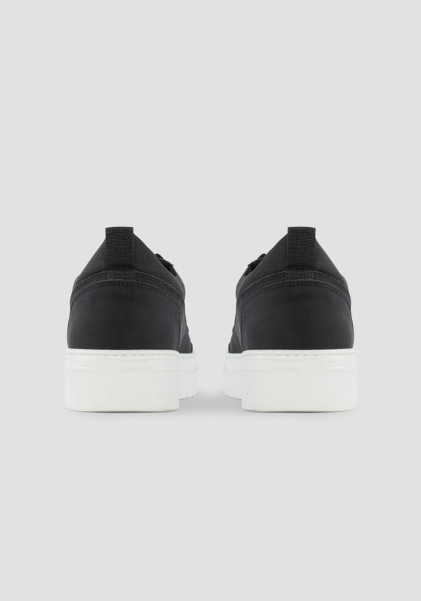 "GOLD FLINT" LOW-TOP SNEAKERS IN FABRIC AND RECYCLED NUBUCK - Antony Morato Online Shop