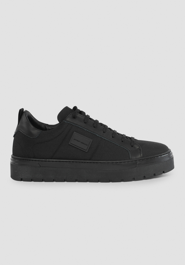 "METAL BOLD" LOW-TOP SNEAKERS WITH LEATHER DETAILS - Antony Morato Online Shop