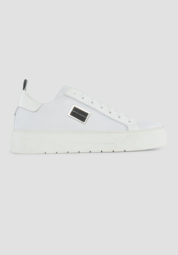 SNEAKERS BASSES « NEW METAL BOLD » AVEC DÉTAILS EN CUIR - Antony Morato Online Shop