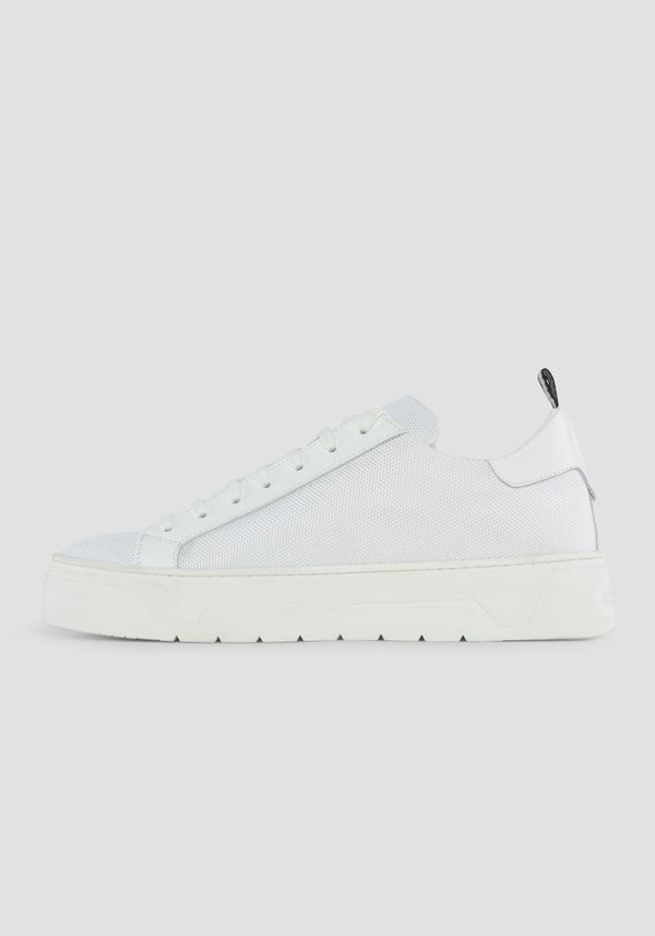 SNEAKERS BASSES « NEW METAL BOLD » AVEC DÉTAILS EN CUIR - Antony Morato Online Shop