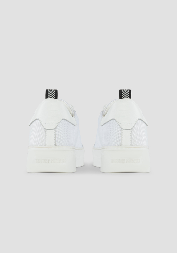 SNEAKERS BASSES « NEW METAL BOLD » AVEC DÉTAILS EN CUIR - Antony Morato Online Shop