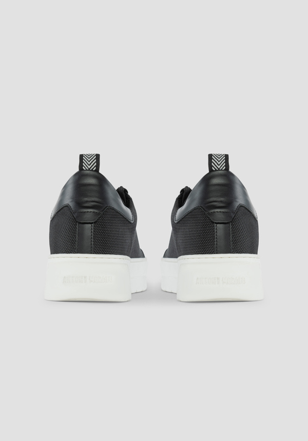"NEW METAL BOLD" LOW-TOP SNEAKERS WITH LEATHER DETAILS - Antony Morato Online Shop