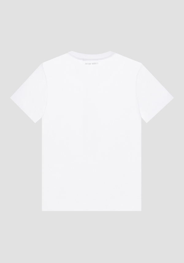 OVER FIT T-SHIRT IN 100% COTTON WITH FRONT PRINT - Antony Morato Online Shop
