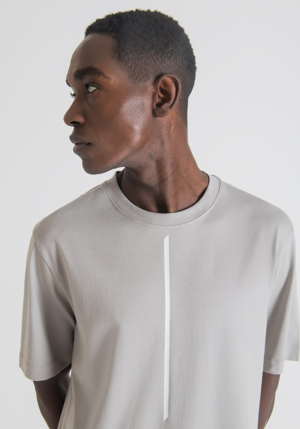 OVER FIT T-SHIRT IN 100% COTTON WITH FRONT PRINT - Antony Morato Online Shop