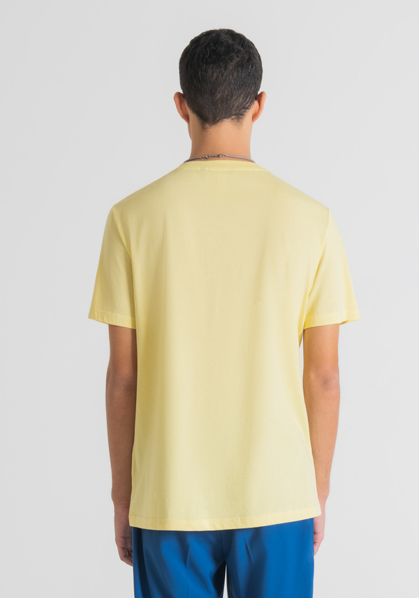 REGULAR-FIT T-SHIRT IN SOFT COTTON JERSEY WITH PRINT - Antony Morato Online Shop