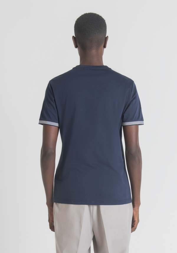 REGULAR-FIT T-SHIRT IN PURE COTTON WITH "MORATO" PRINT - Antony Morato Online Shop