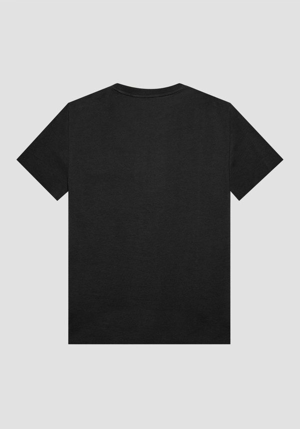 SLIM-FIT T-SHIRT IN PURE COTTON WITH EMBOSSED "MORATO" PRINT - Antony Morato Online Shop