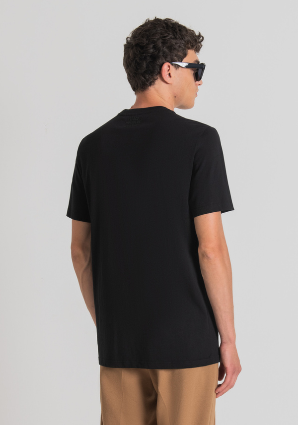 T-SHIRT REGULAR FIT IN 100% COTONE CON STAMPA SPACE INVADERS - Antony Morato Online Shop