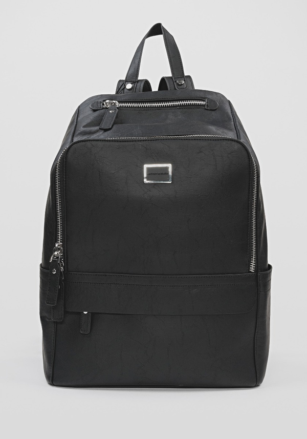 ZAINO IN ECOPELLE CON PANNELLO POSTERIORE IN RETE TRASPIRANTE - Antony Morato Online Shop