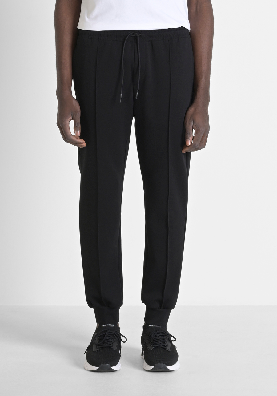 STRETCH COTTON BLEND CARROT FIT TROUSERS - Antony Morato Online Shop