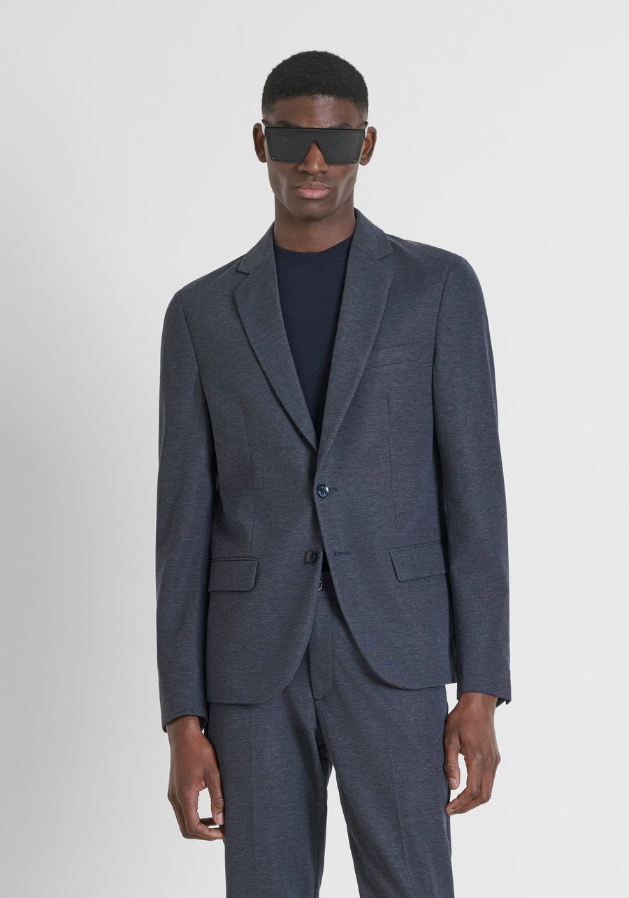 JACKE SUPER SLIM FIT „ASHE“ AUS ELASTISCHEM VISKOSE-MISCHGEWEBE - Antony Morato Online Shop