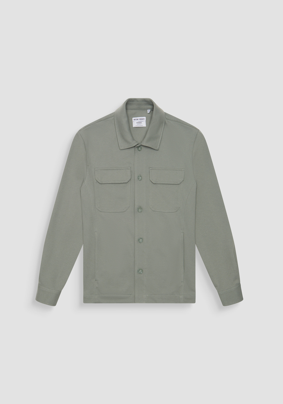 CHEMISE STRAIGHT FIT « HAMAR » EN COTON MÉLANGÉ ÉLASTIQUE - Antony Morato Online Shop