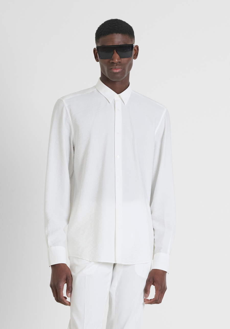 "NAPOLI" REGULAR FIT VISCOSE BLEND SHIRT - Antony Morato Online Shop