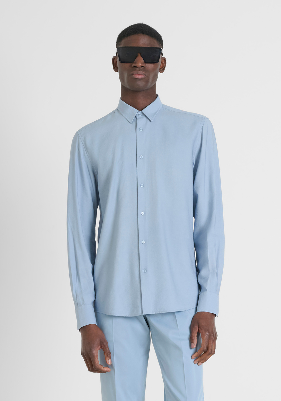 CAMISA REGULAR FIT «CORDOBA» DE MEZCLA DE VISCOSA - Antony Morato Online Shop