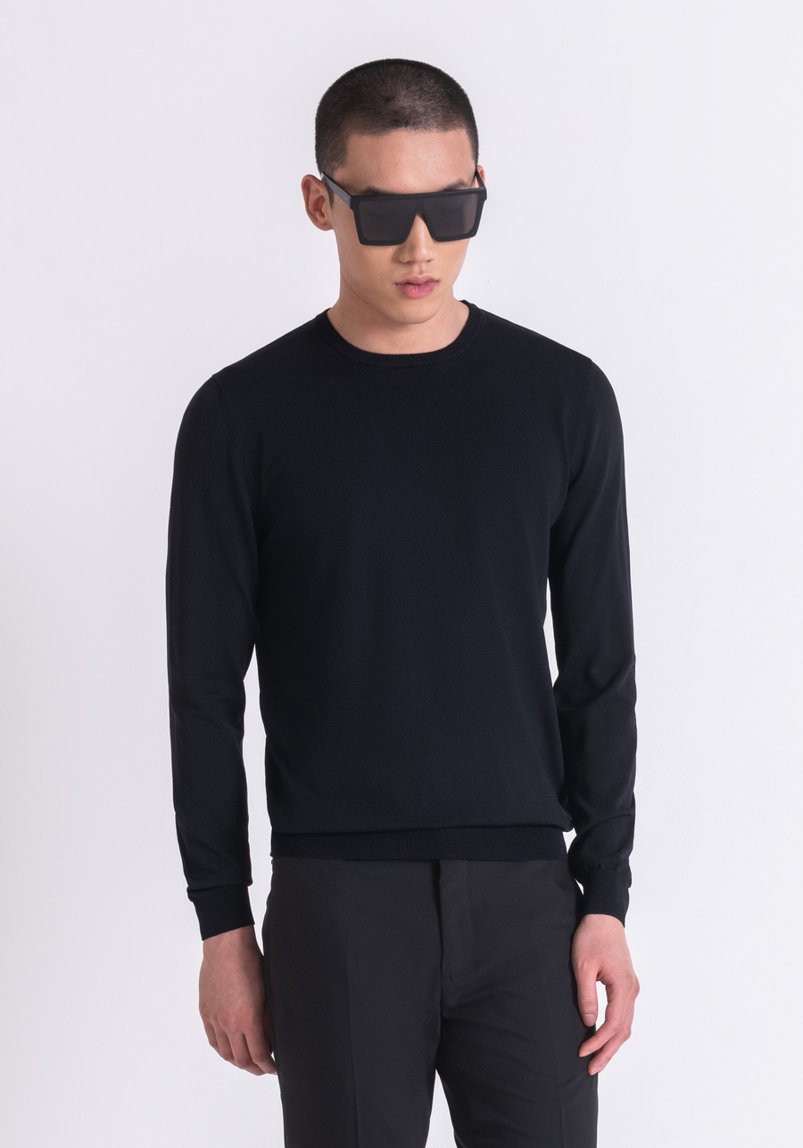 MAGLIA SUPER SLIM FIT IN FILATO MISTO VISCOSA STRETCH - Antony Morato Online Shop
