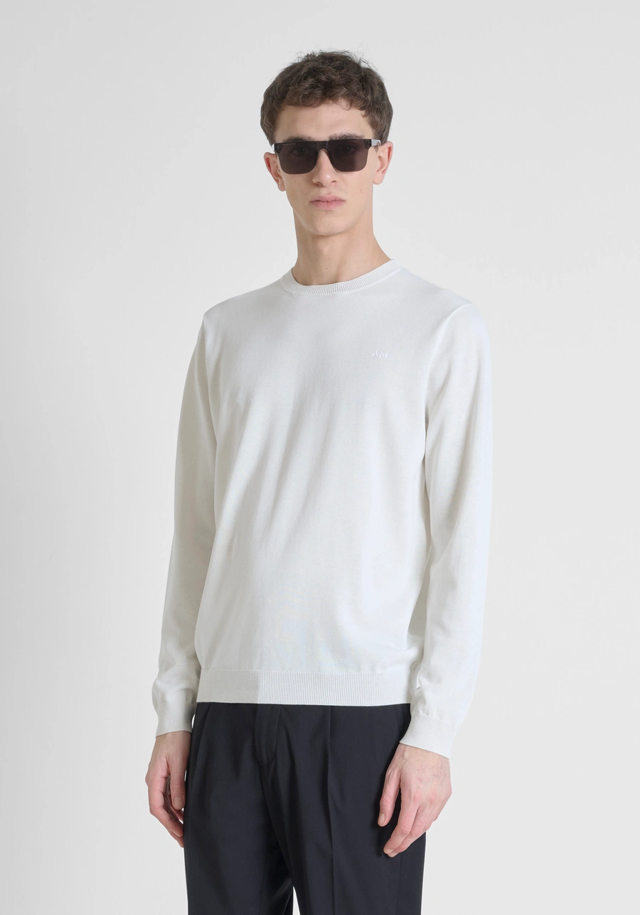 PULLOVER SLIM FIT AUS VISKOSE-MISCHGEWEBE - Antony Morato Online Shop