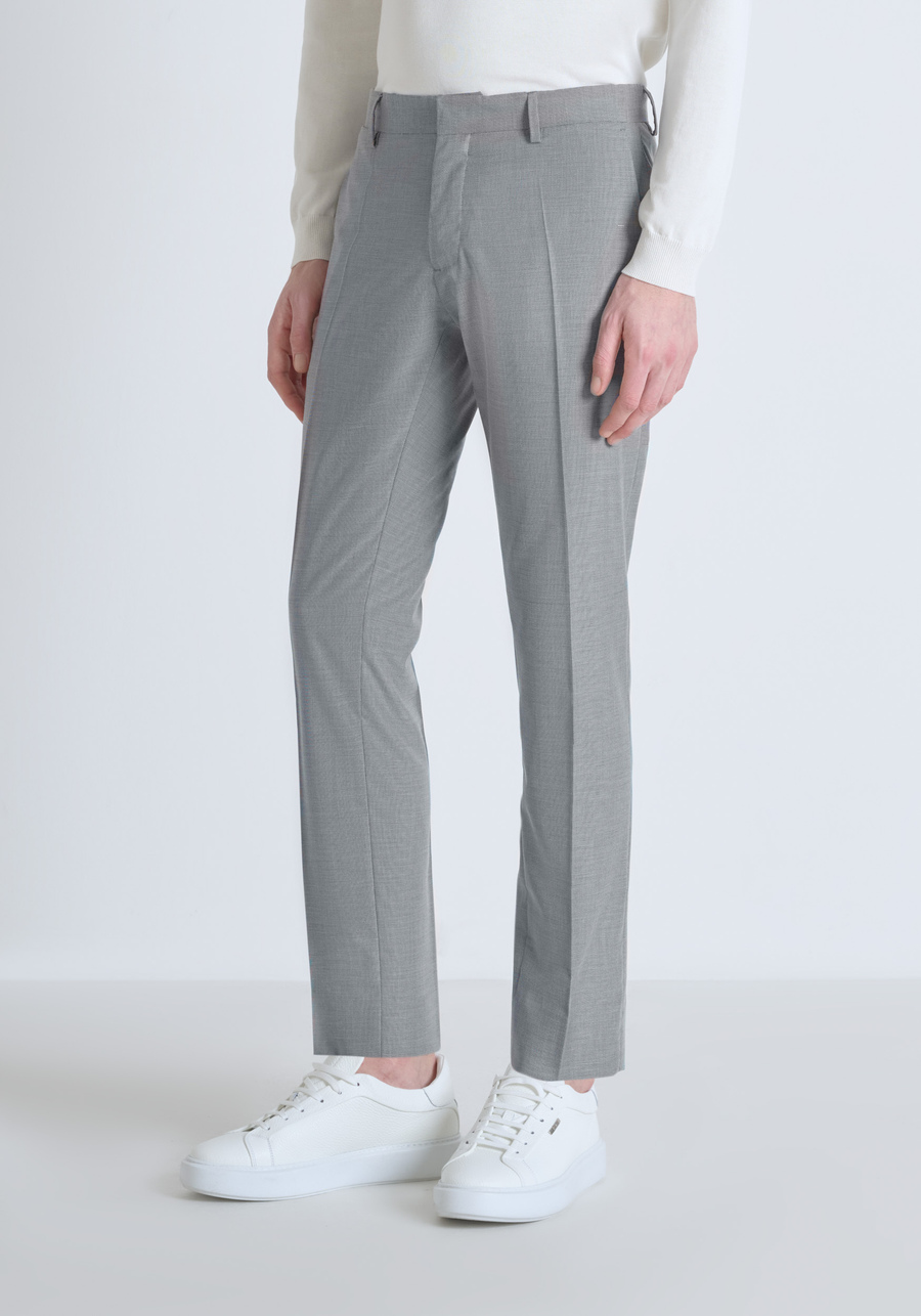 "BONNIE" VISCOSE BLEND SLIM FIT TROUSERS - Antony Morato Online Shop