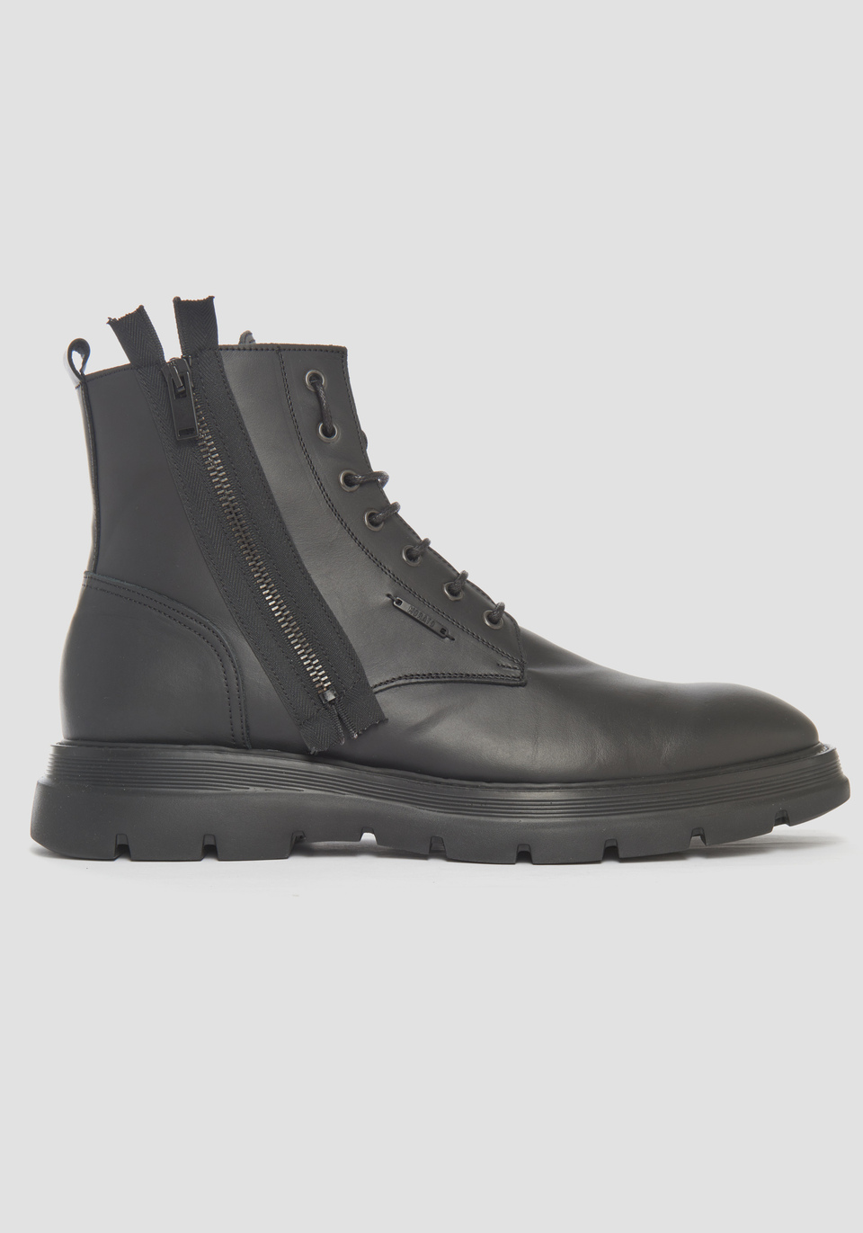 DODGE LEATHER BOOTS WITH SIDE ZIP - Antony Morato Online Shop