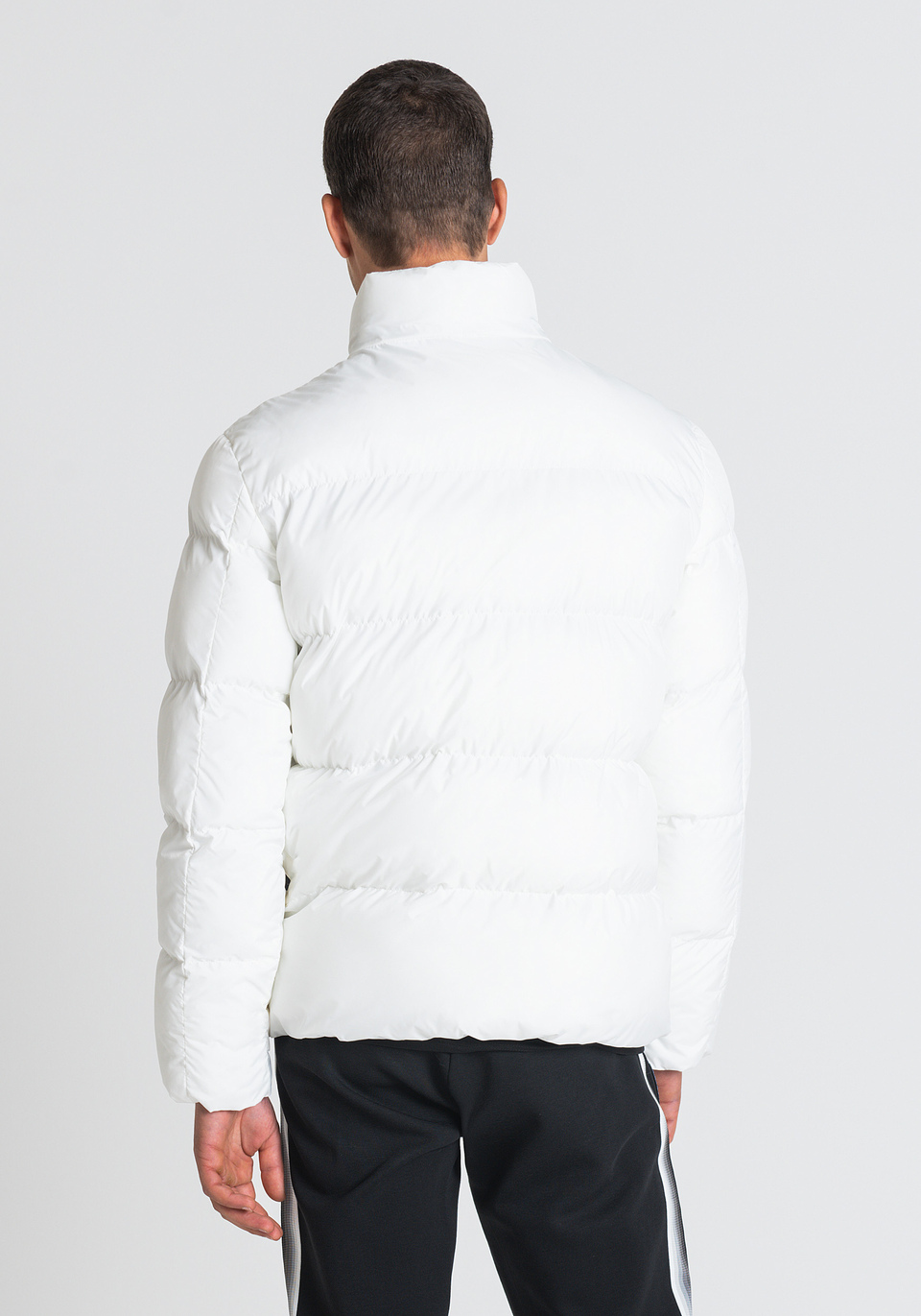 REGULAR FIT BOMBER JACKET IN TECHNICAL FABRIC WITH ECO-PADDING - Antony Morato Online Shop