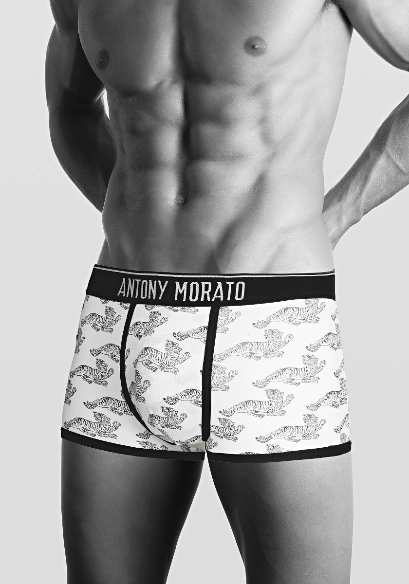 BOXERS IN STRETCH JERSEY WITH TIGER PRINT - Antony Morato Online Shop