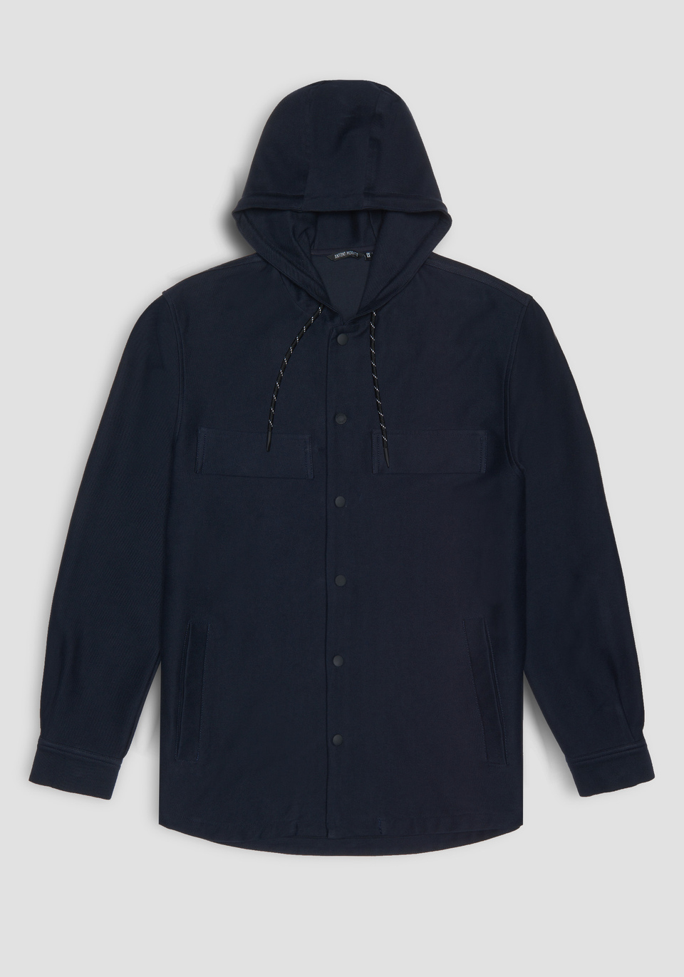 OVERSIZE SHIRT IN COTTON TWILL WITH HOOD - Antony Morato Online Shop