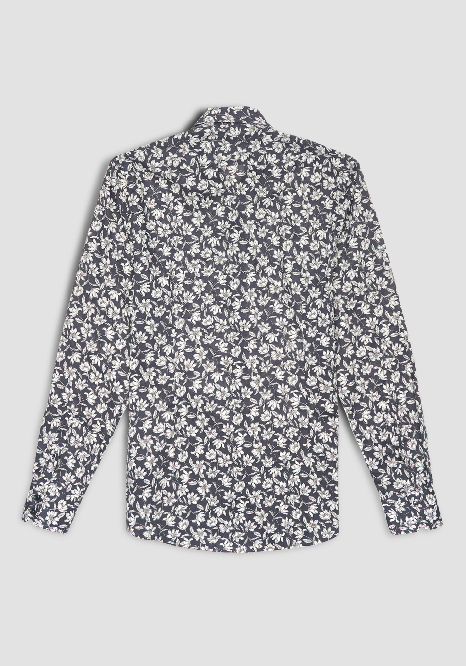 "NAPOLI" SLIM FIT SHIRT IN SOFT-TOUCH COTTON WITH FLORAL PRINT - Antony Morato Online Shop