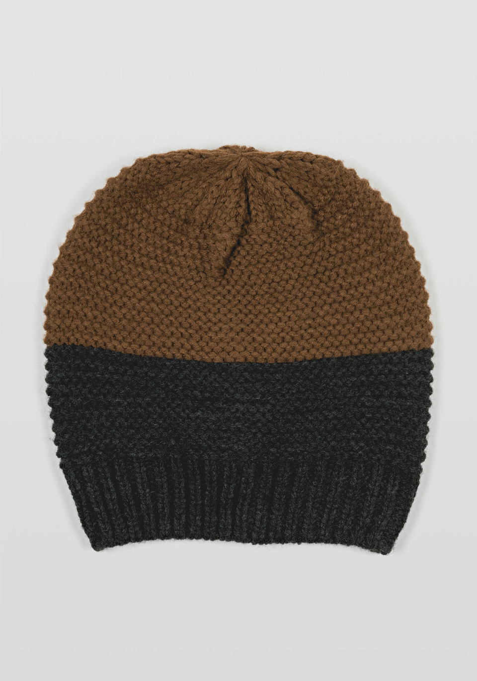 TWO-TONE KNITTED BEANIE - Antony Morato Online Shop