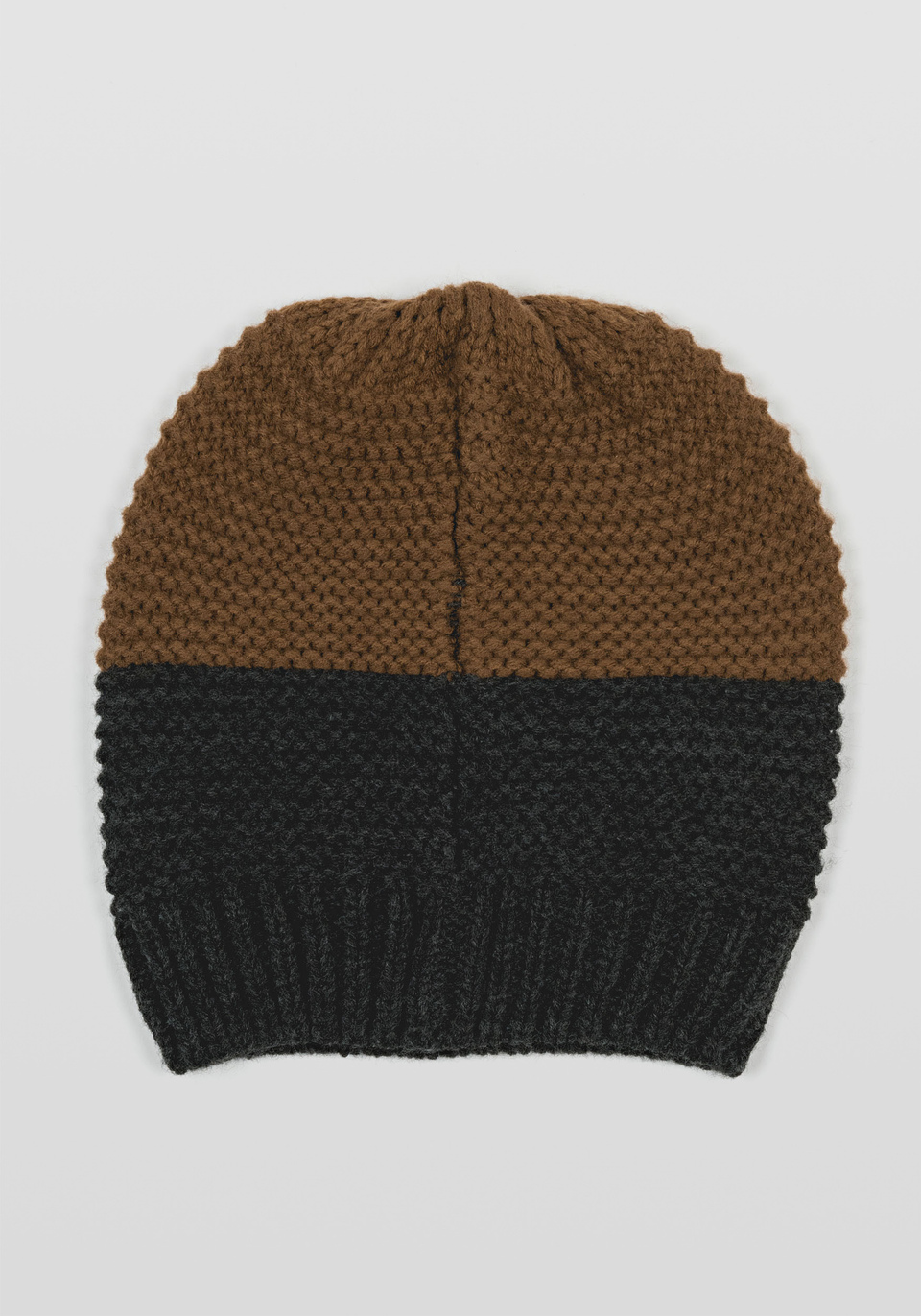 TWO-TONE KNITTED BEANIE - Antony Morato Online Shop