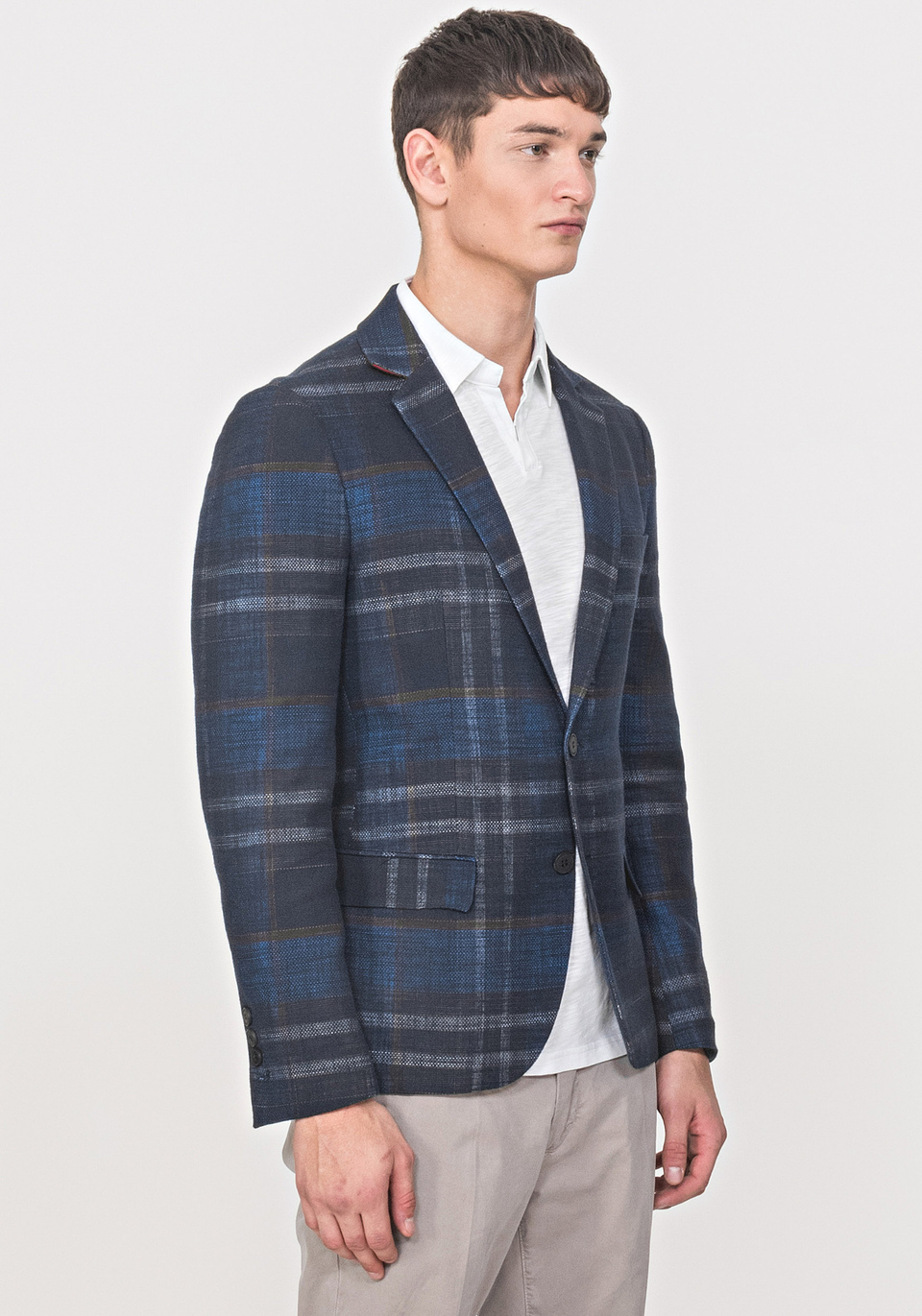 GIACCA SLIM FIT “ZELDA” IN 100% COTONE CON LAVORAZIONE DOUBLE CLOTH - Antony Morato Online Shop