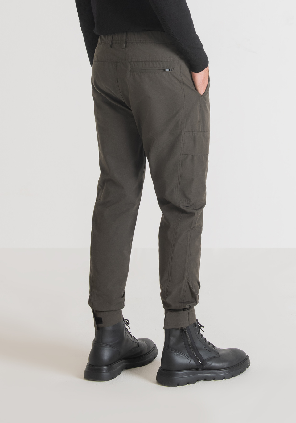 CARROT FIT CARGO TROUSERS IN COTTON WITH DRAWSTRING - Antony Morato Online Shop