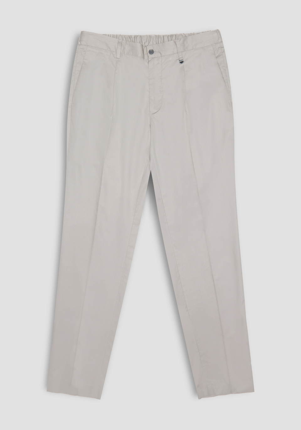 “GUSTAF” CARROT-FIT PURE COTTON TROUSERS WITH DRAWSTRING - Antony Morato Online Shop