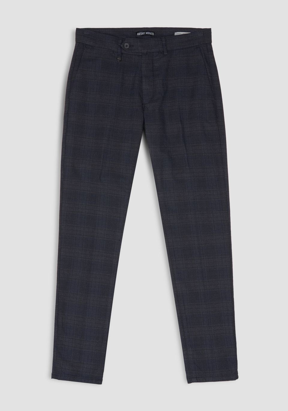 SKINNY-FIT "BRYAN" TROUSERS IN A STRETCHY FABRIC WITH A CHECK PATTERN - Antony Morato Online Shop