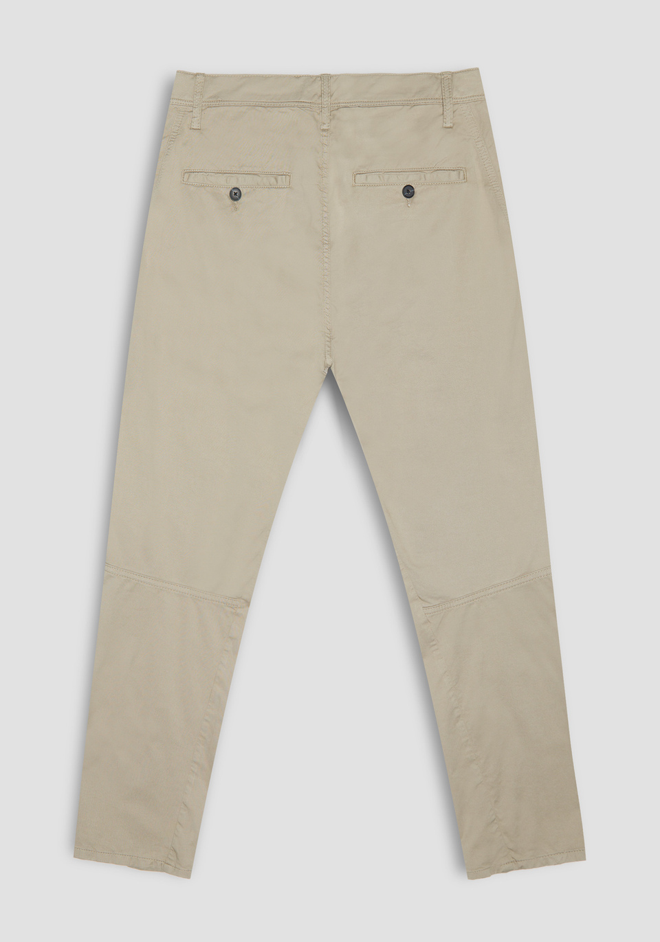 "RONNIE" SLIM-FIT CROPPED TROUSERS WITH CREASED FINISH - Antony Morato Online Shop