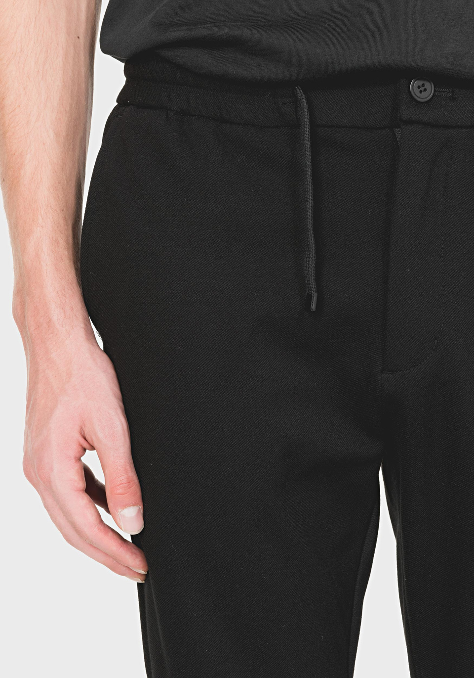 SPORTY SLIM-FIT TROUSERS IN STRETCH COTTON - Antony Morato Online Shop